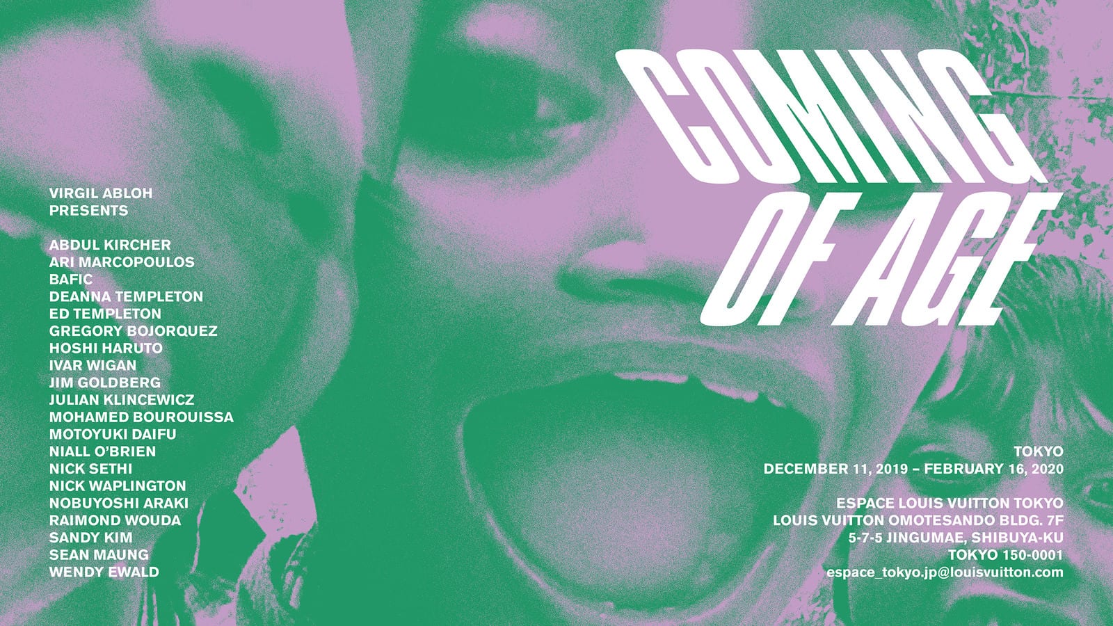 VIRGIL ABLOH “COMING OF AGE” | 石光史明（ヴィジュアル