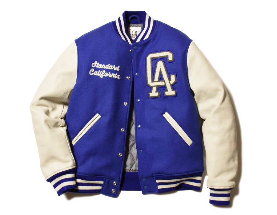 メカニカル スタンダードカリフォルニア SD Varsity Jacket ネイビー