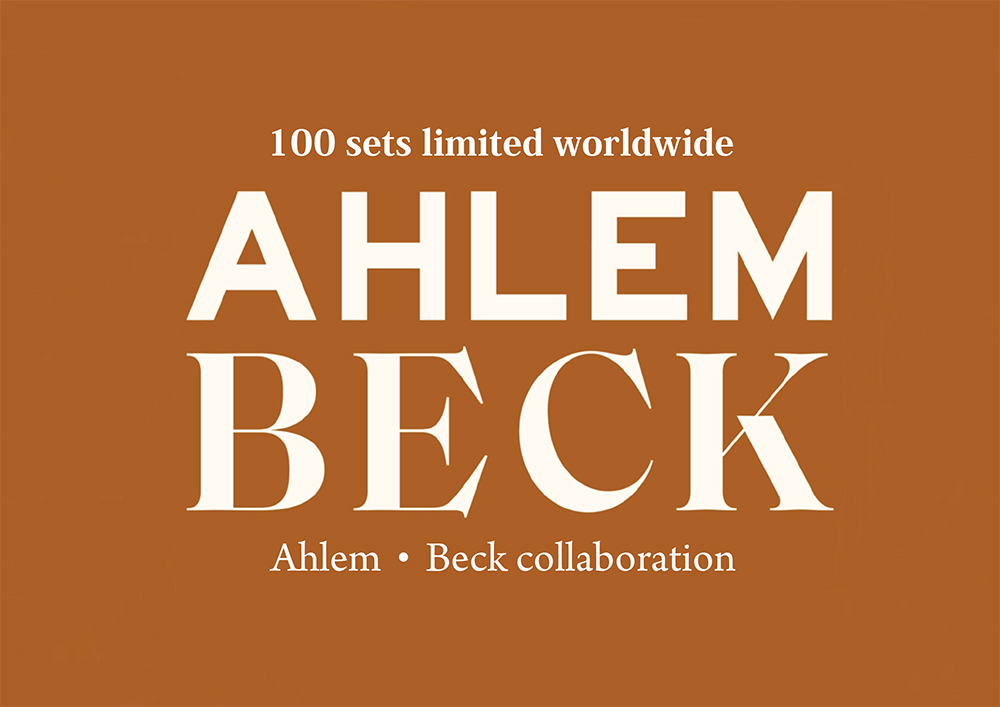 各モデル世界限定100本！ AHLEM×BECK コラボレーションモデルが発売