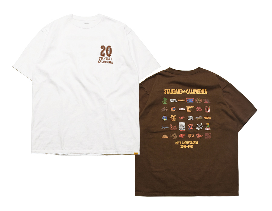 SD 20th Anniversary Logo T ブラウン XL