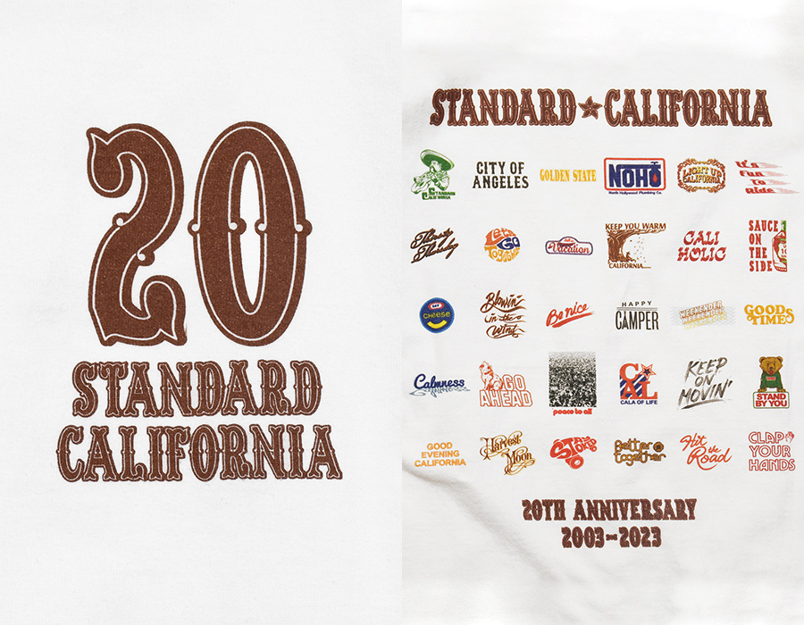 Standard California 20th Anniversary Logo T | 原田直俊（STANDARD